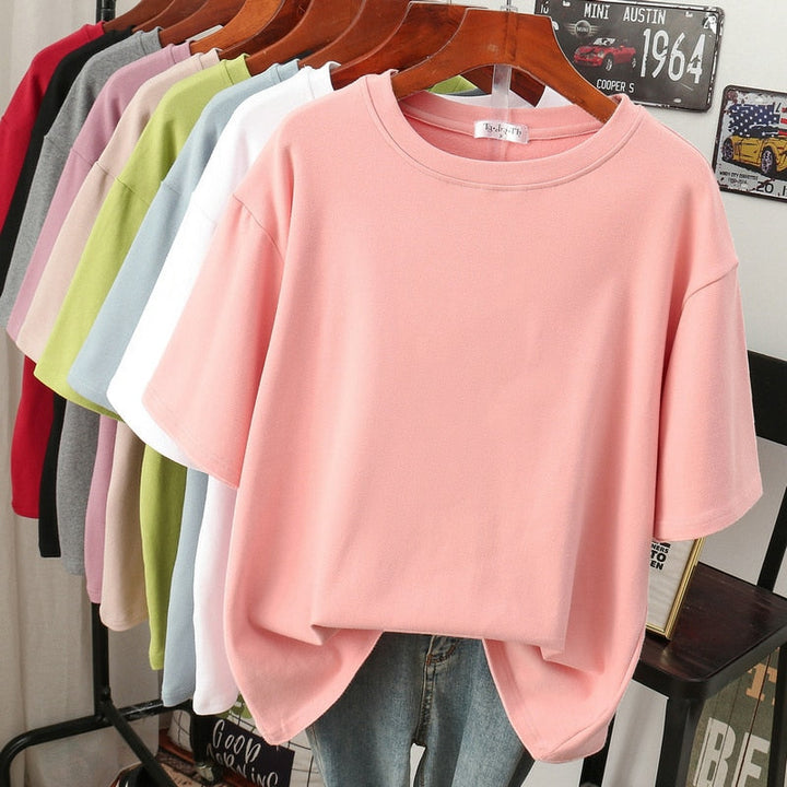 LS | Women Basic Oversized T-Shirt Lion Style