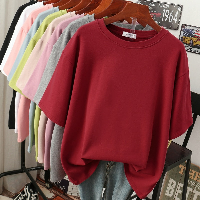 LS | Women Basic Oversized T-Shirt Lion Style
