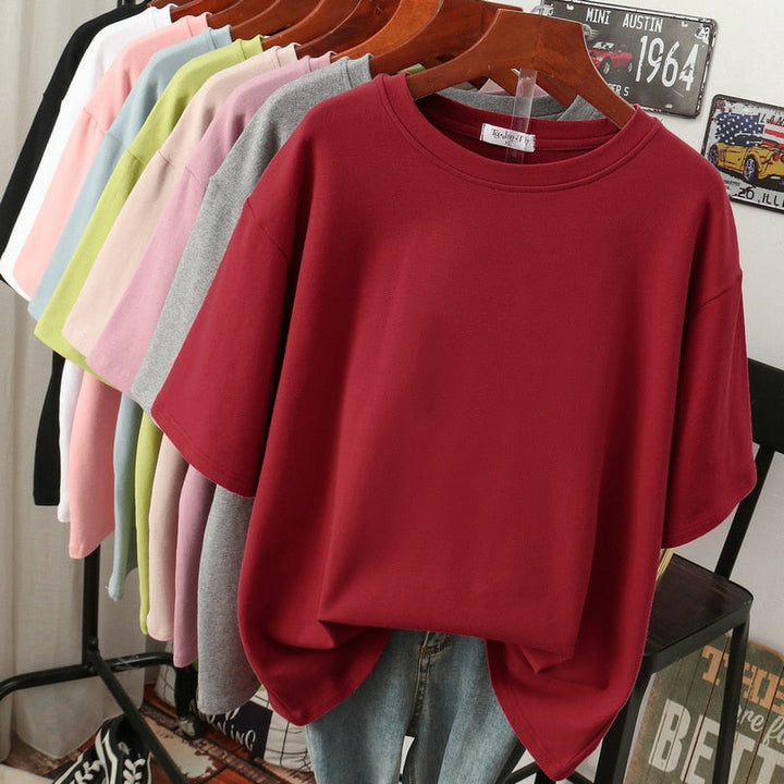 LS | Women Basic Oversized T-Shirt Lion Style