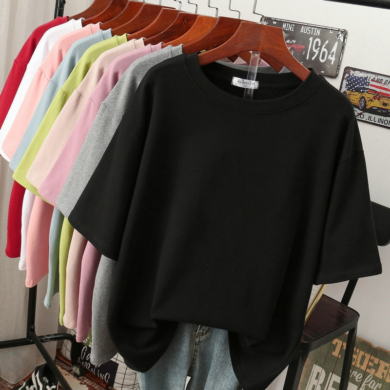 LS | Women Basic Oversized T-Shirt Lion Style