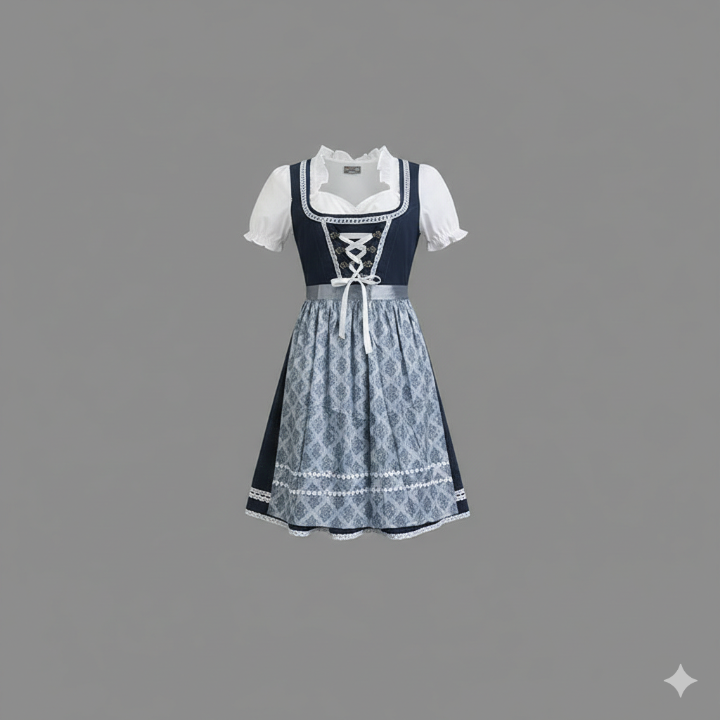 LS | Women Bavarian Style Dress Lion Style