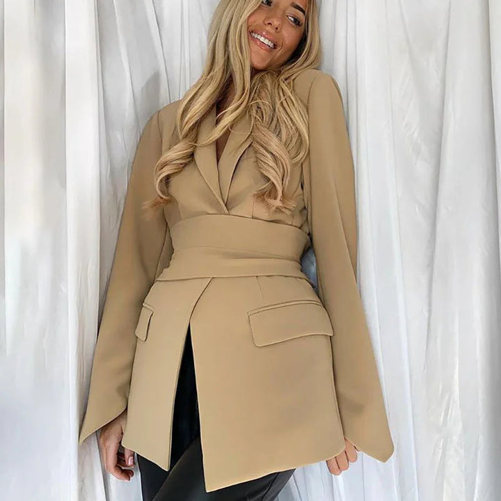 LS | Women Blazer Romper Lion Style