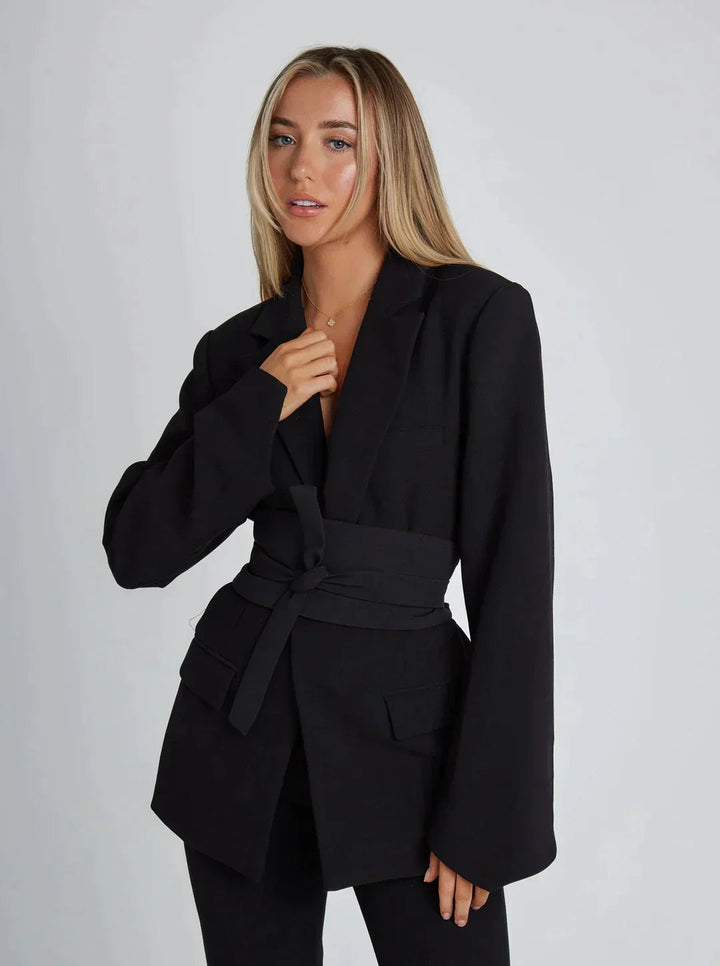 LS | Women Blazer Romper Lion Style