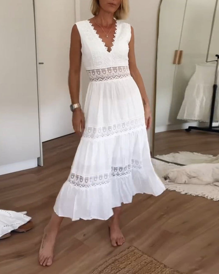 LS | Women Bohemian Maxi Dress Lion Style