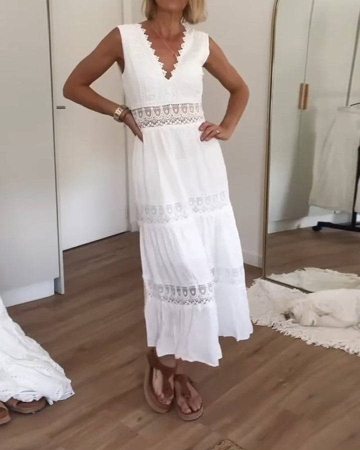 LS | Women Bohemian Maxi Dress Lion Style