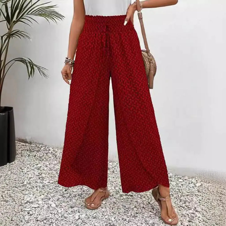 LS | Women Bohemian Wide Leg Pants Lion Style