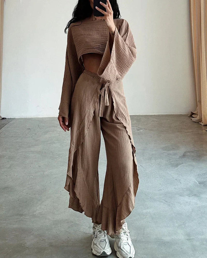 LS | Women Boho Two Piece Set Lion Style