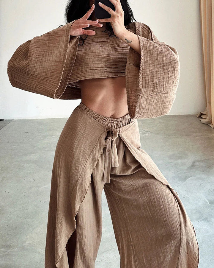 LS | Women Boho Two Piece Set Lion Style