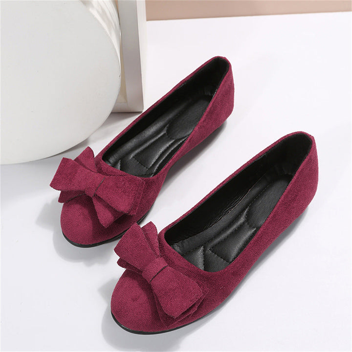LS | Women Bow Orthopedic Flats Lion Style