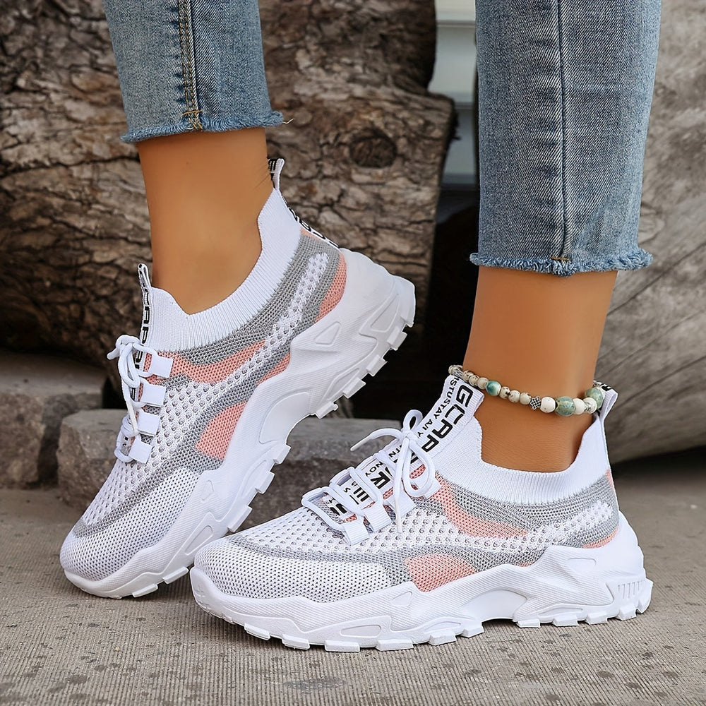 LS | Women Breathable Mesh Orthopedic Sneakers Lion Style