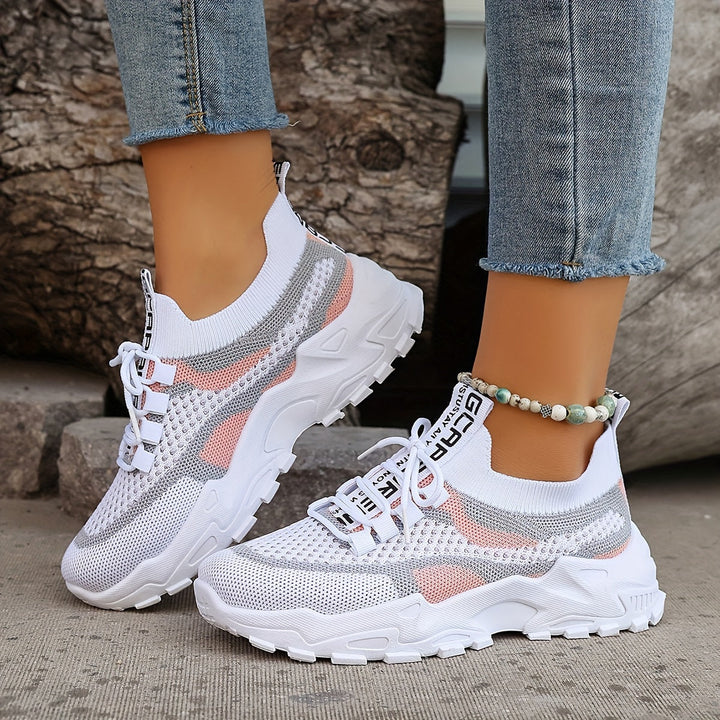 LS | Women Breathable Mesh Orthopedic Sneakers Lion Style