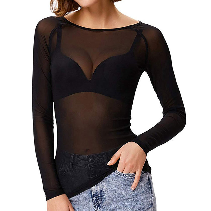 LS | Women Breathable Sheer Top Lion Style