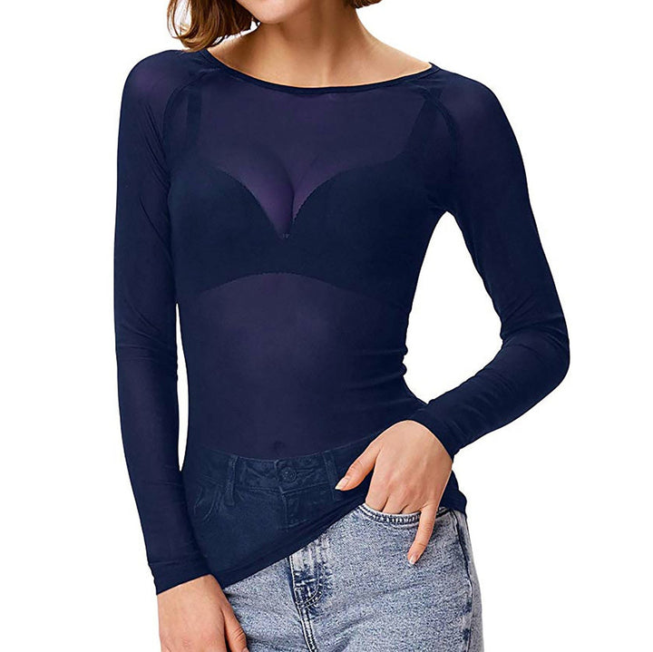 LS | Women Breathable Sheer Top Lion Style