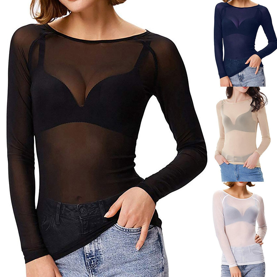 LS | Women Breathable Sheer Top Lion Style