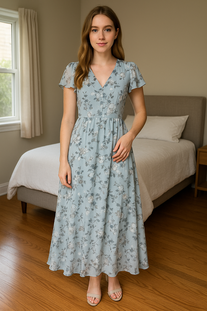 LS | Women Breezy Floral Dress Lion Style