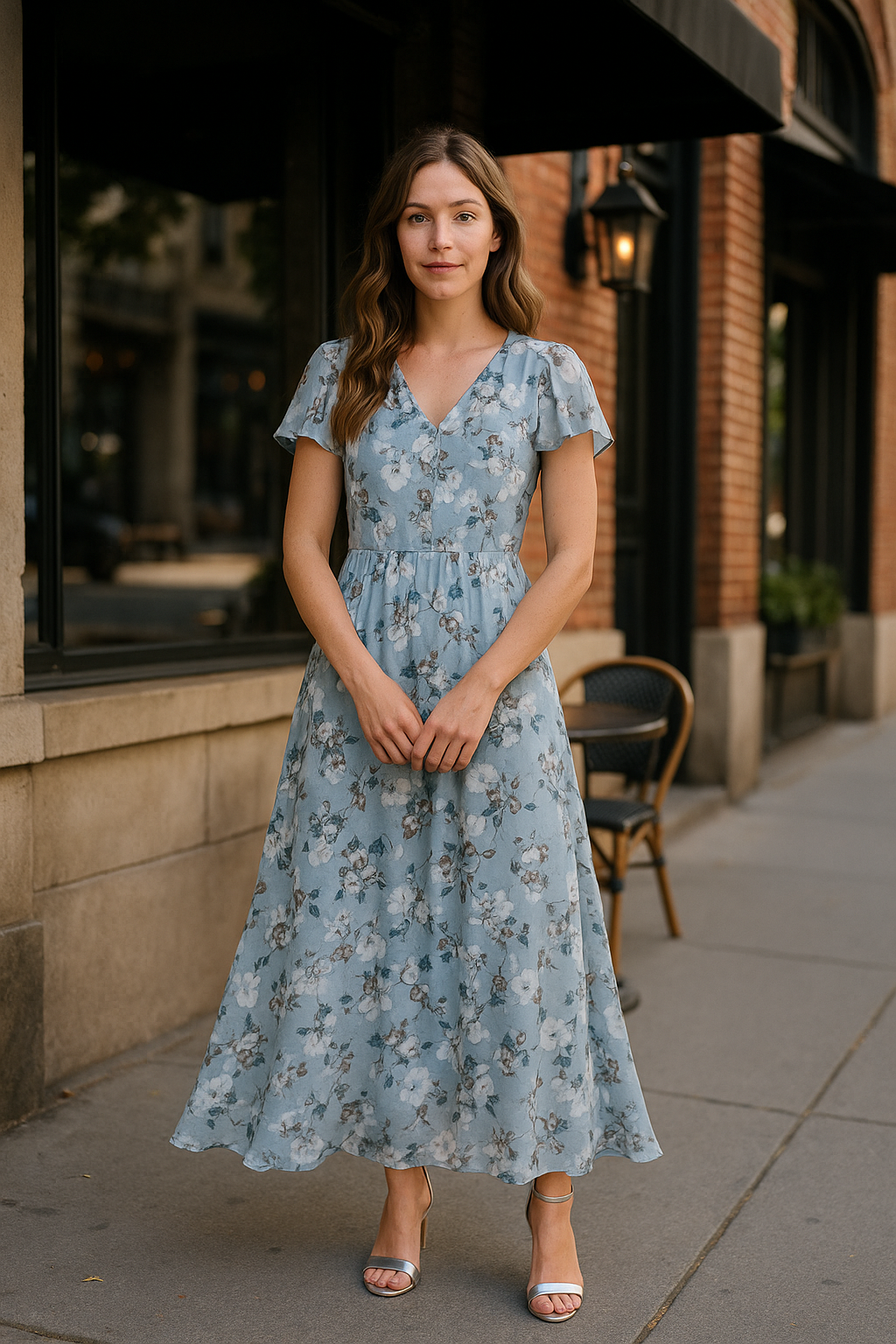LS | Women Breezy Floral Dress Lion Style