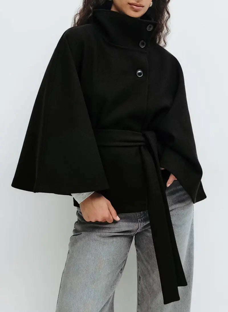 LS | Women Cape Sleeve Jacket Lion Style