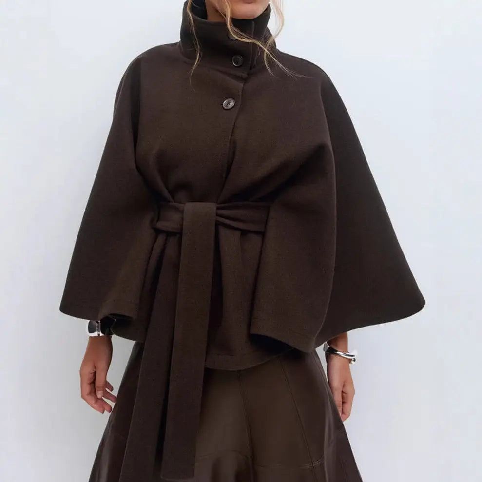 LS | Women Cape Sleeve Jacket Lion Style