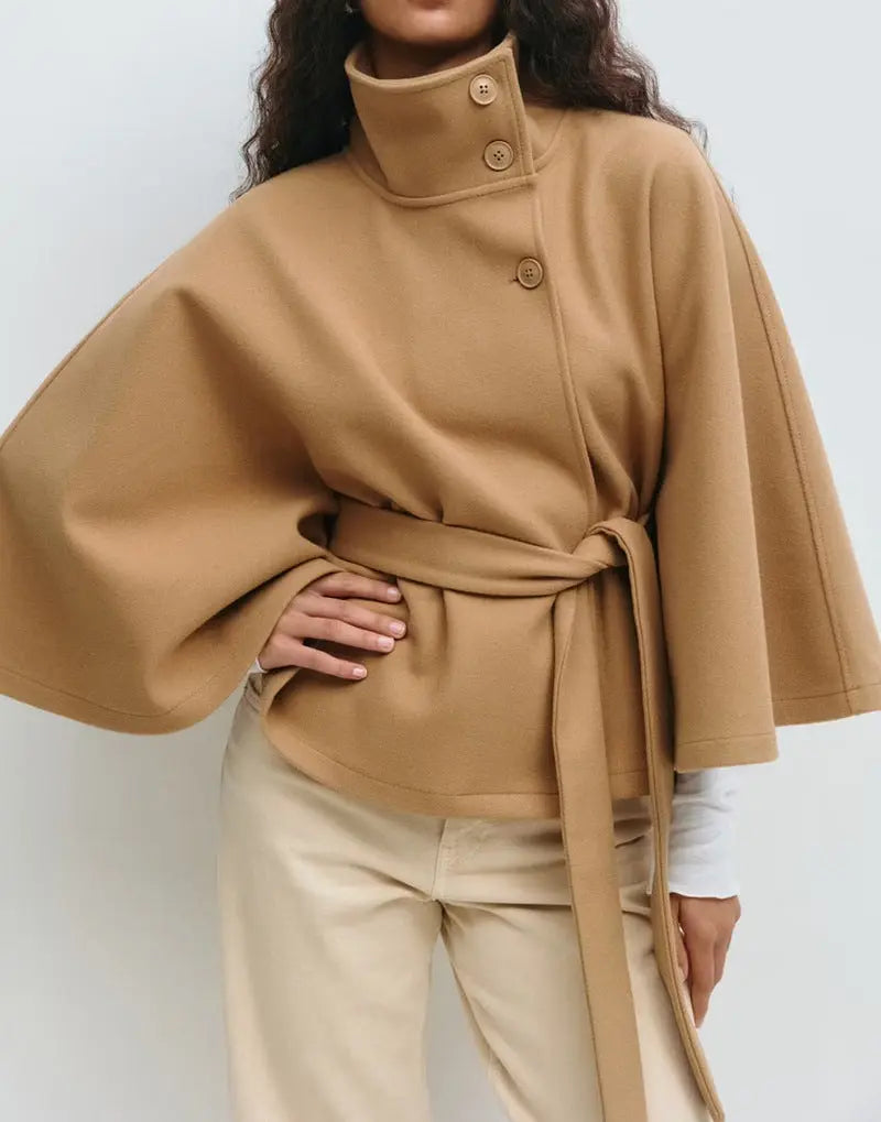 LS | Women Cape Sleeve Jacket Lion Style
