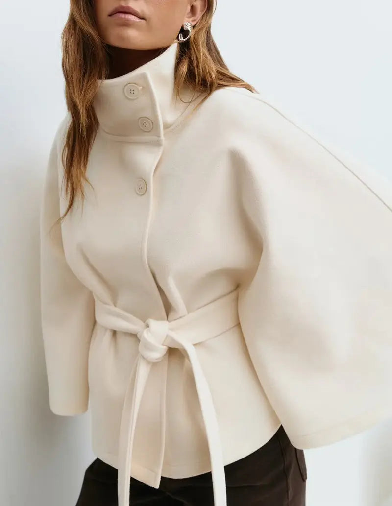 LS | Women Cape Sleeve Jacket Lion Style