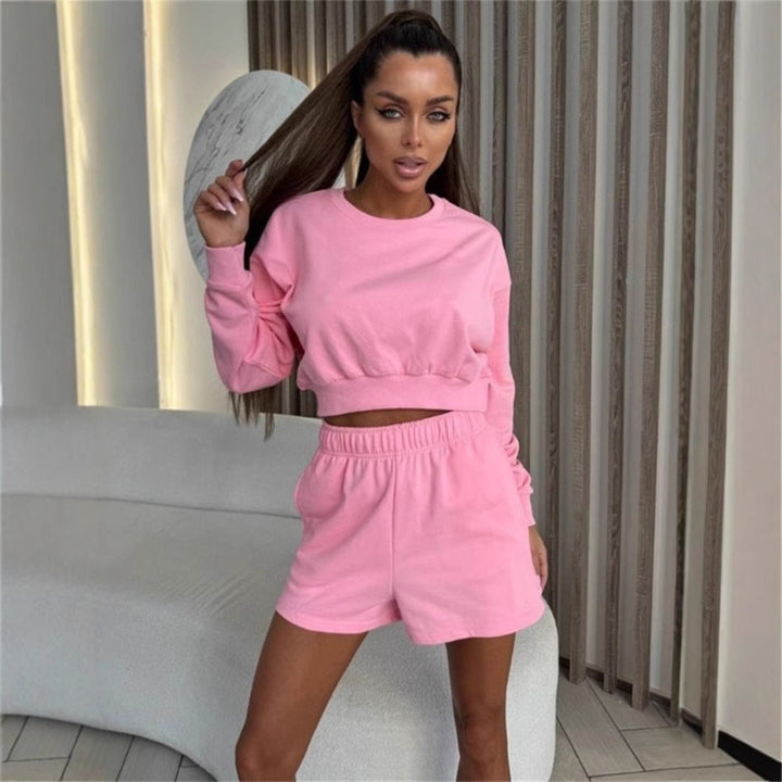 LS | Women Casual Shorts Lounge Set Lion Style
