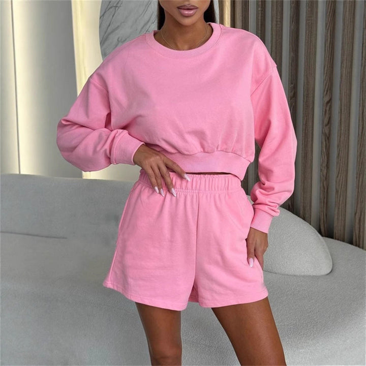LS | Women Casual Shorts Lounge Set Lion Style