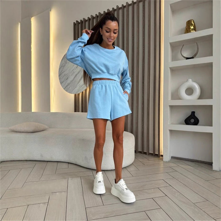 LS | Women Casual Shorts Lounge Set Lion Style