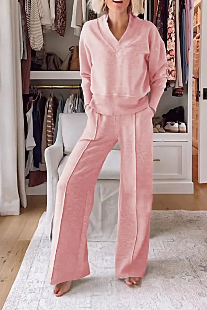LS | Women Casual Soft Lounge Set Lion Style