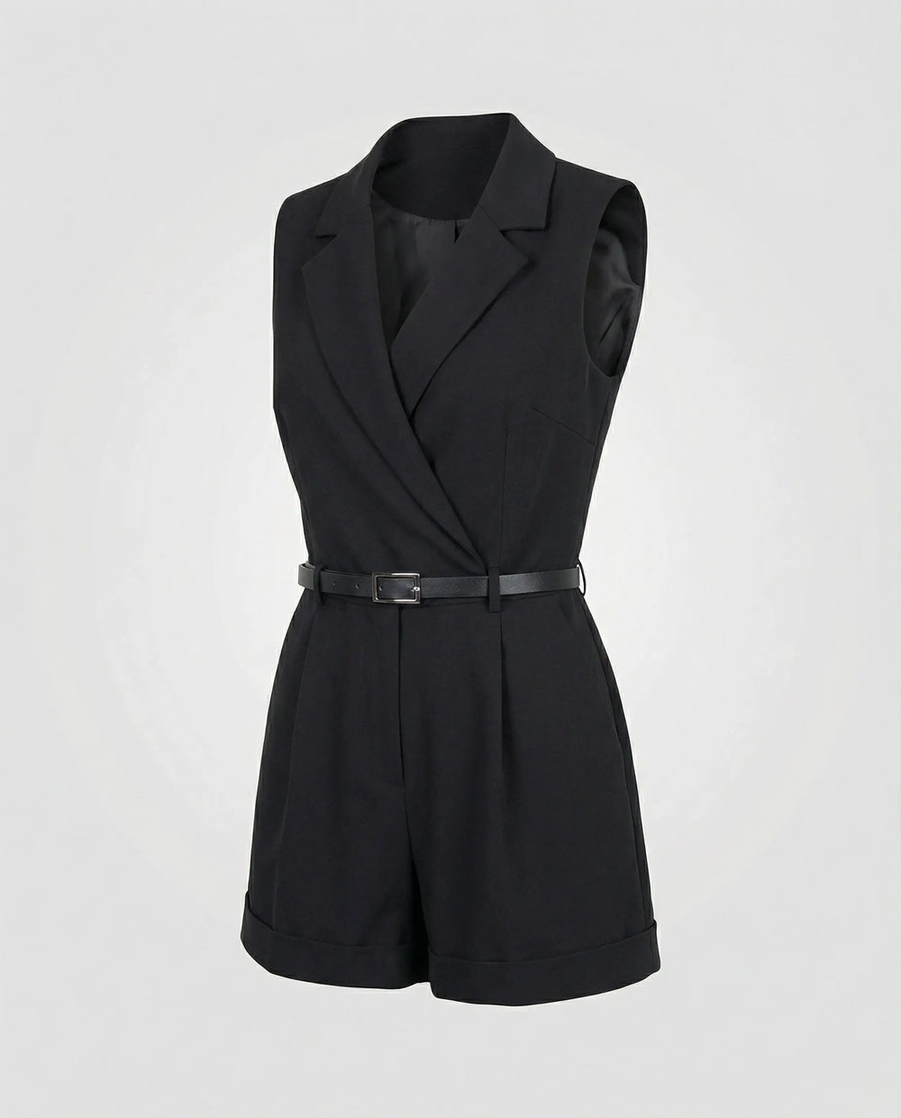 LS | Women Chic Blazer Romper Lion Style