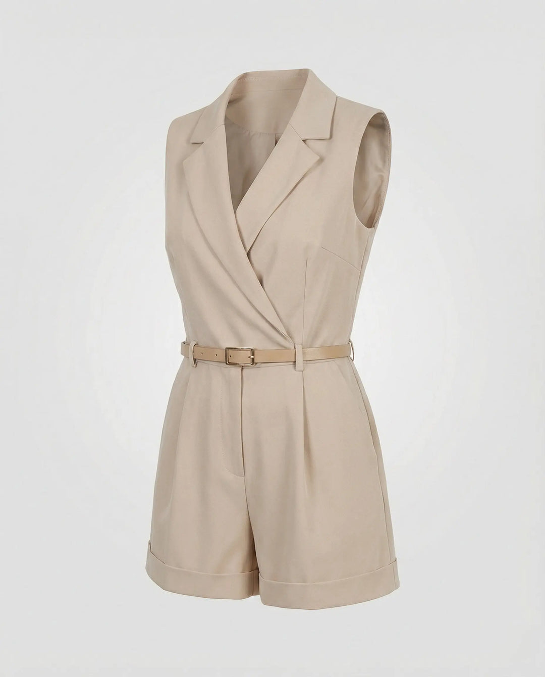 LS | Women Chic Blazer Romper Lion Style