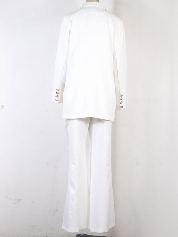 LS | Women Chic Blazer Trouser Set Lion Style