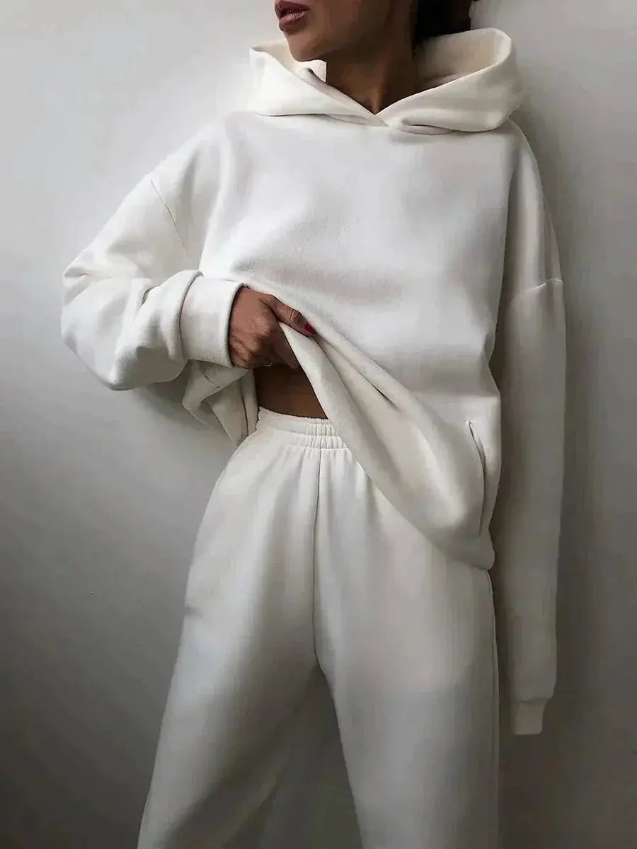 LS | Women Chic Hoodie Lounge Set Lion Style