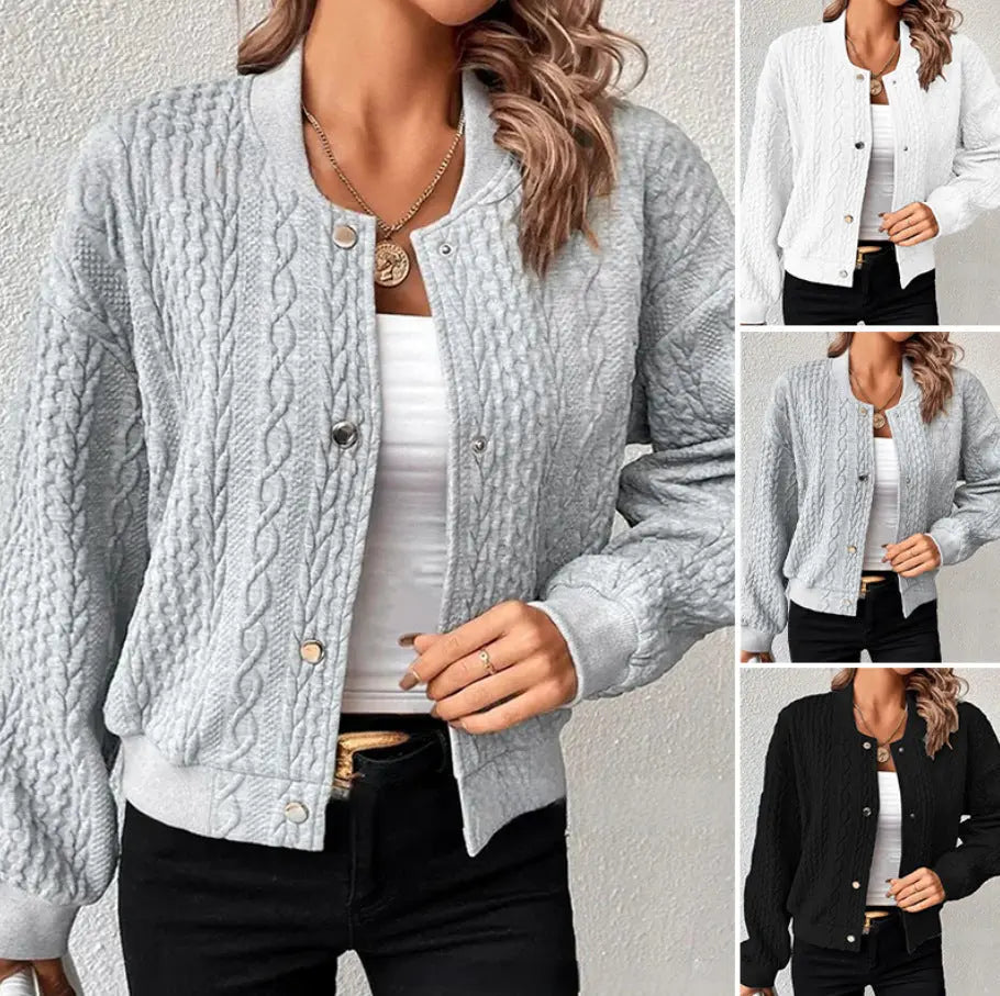 LS | Women Chic Knit Jacket Lion Style