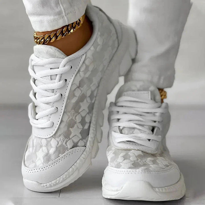 LS | Women Chic Lace Motion Orthopedic Sneakers Lion Style