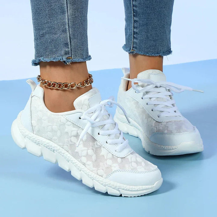 LS | Women Chic Lace Motion Orthopedic Sneakers Lion Style