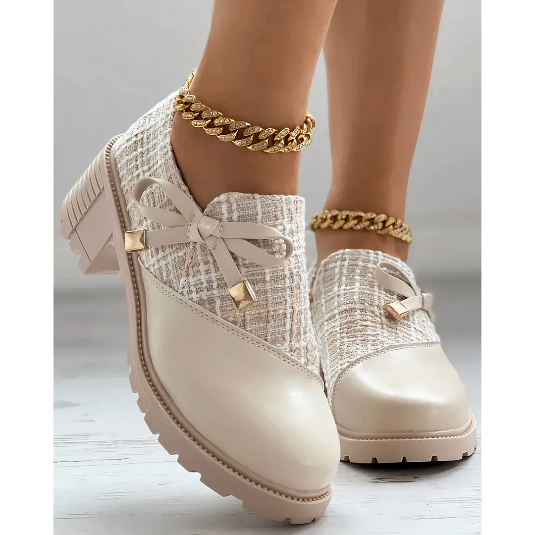 LS | Women Chunky Heel Orthopedic Shoes Lion Style
