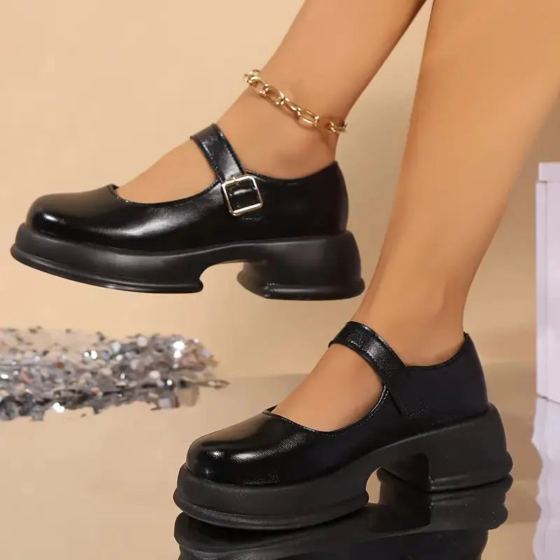 LS | Women Chunky Platform Shoes Lion Style
