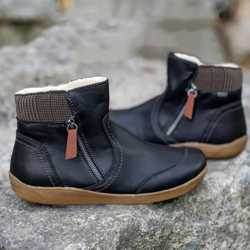 LS | Women Classic Ankle Orthopedic Boots Lion Style