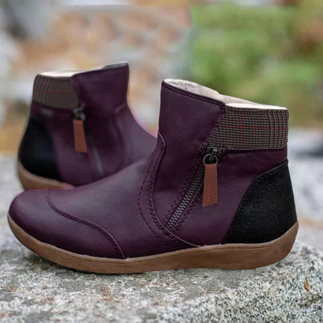 LS | Women Classic Ankle Orthopedic Boots Lion Style