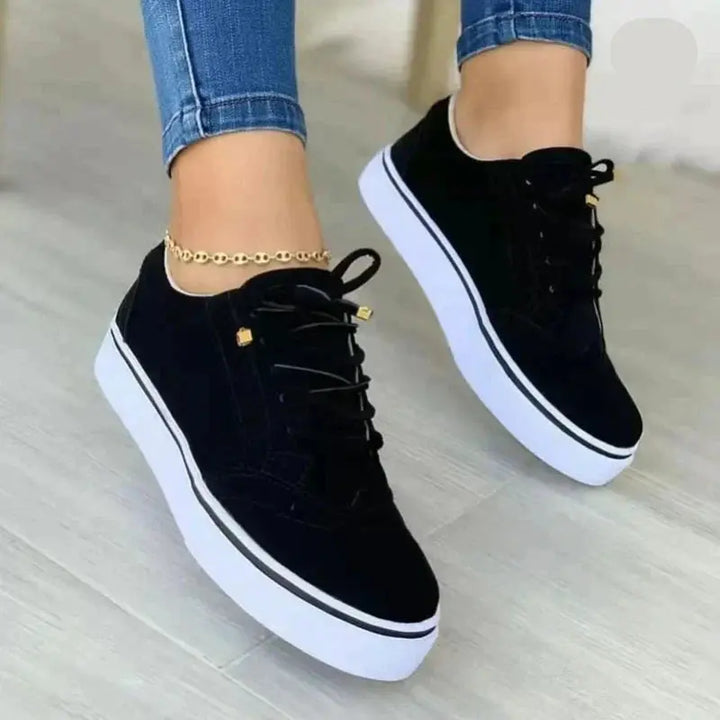 LS | Women Classic Brogue Platform Sneakers Lion Style