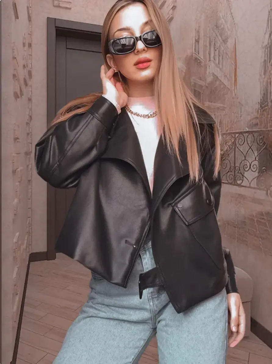 LS | Women Classic Cropped Jacket Lion Style