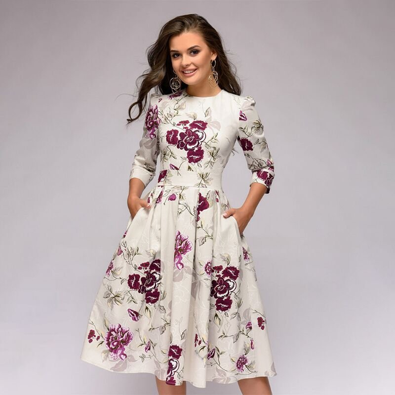 LS | Women Classic Elegance Dress Lion Style