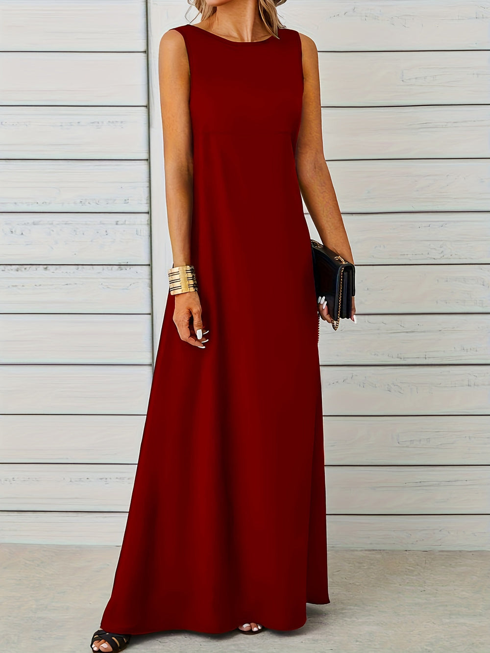 LS | Women Classic Maxi Dress Lion Style
