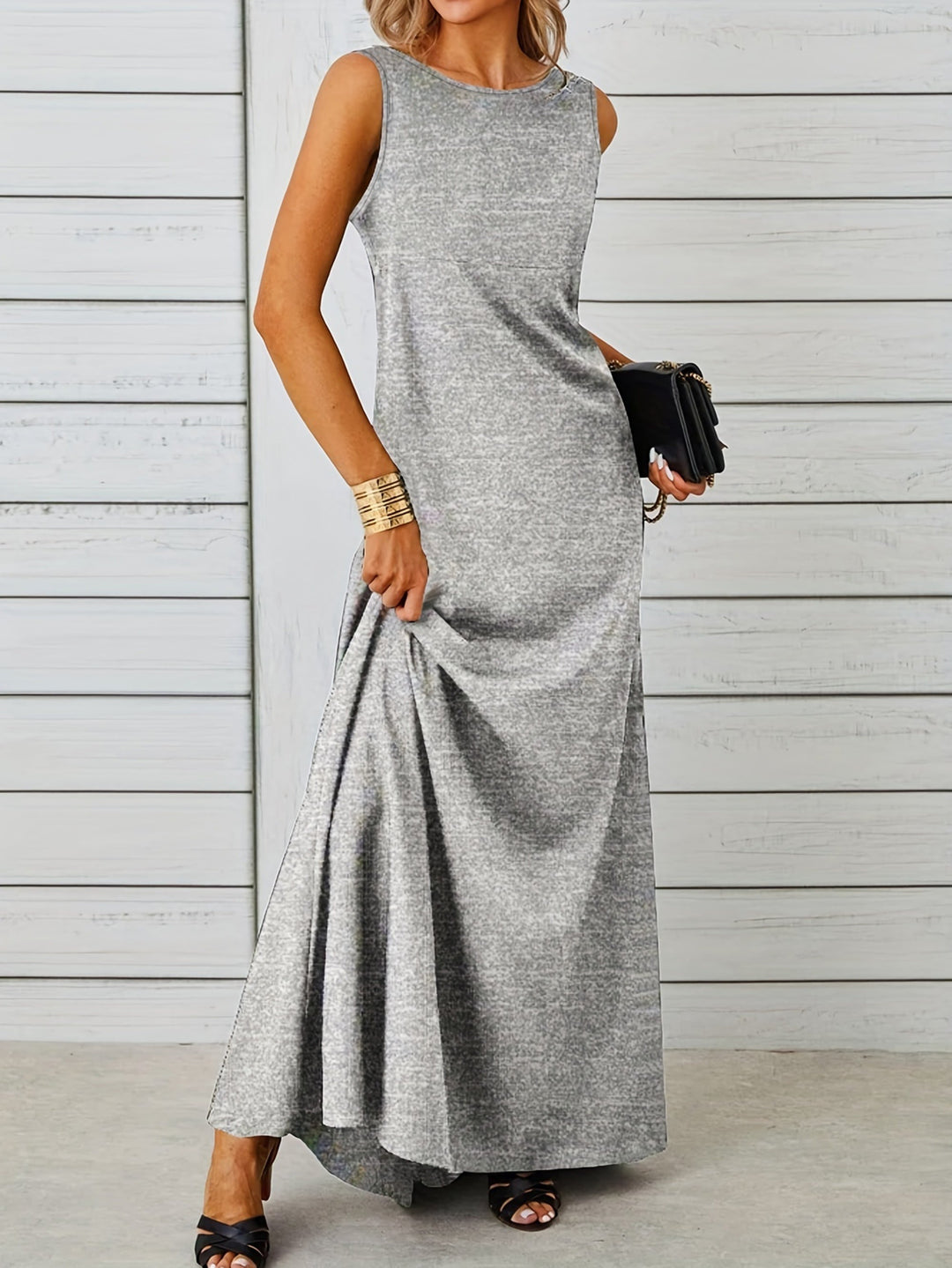 LS | Women Classic Maxi Dress Lion Style