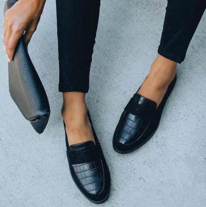 LS | Women Classic Slip On Orthopedic Loafers Lion Style
