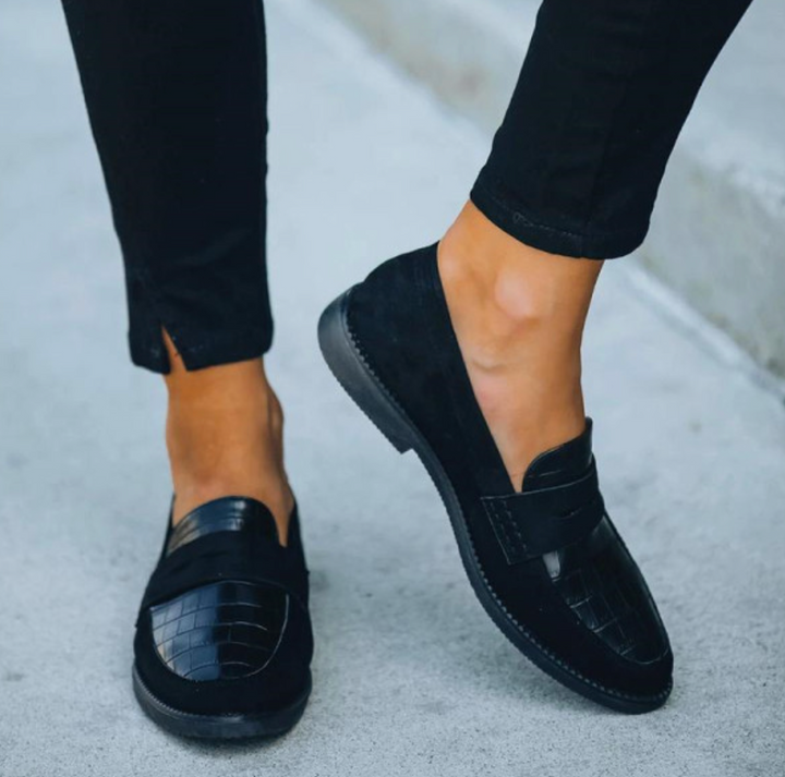 LS | Women Classic Slip On Orthopedic Loafers Lion Style
