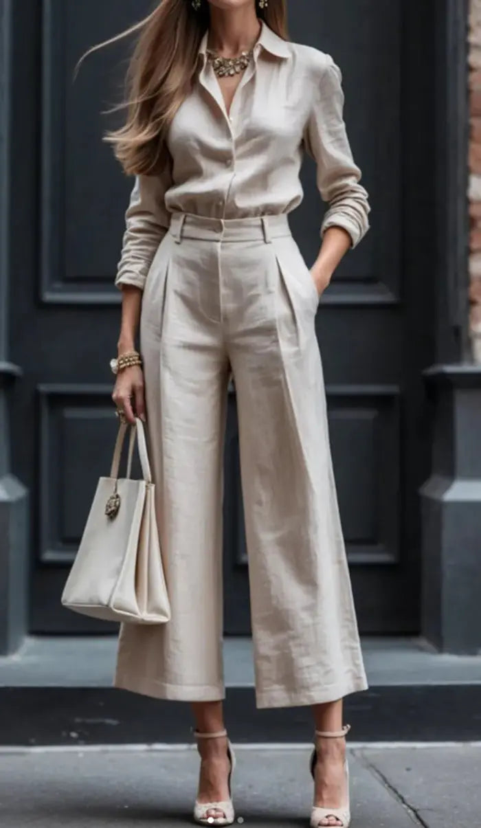 LS | Women Classic Top Pants Set Lion Style