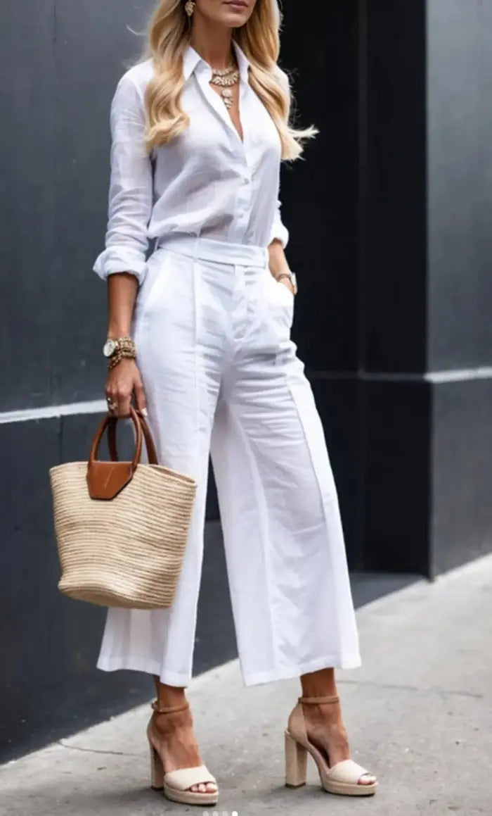 LS | Women Classic Top Pants Set Lion Style
