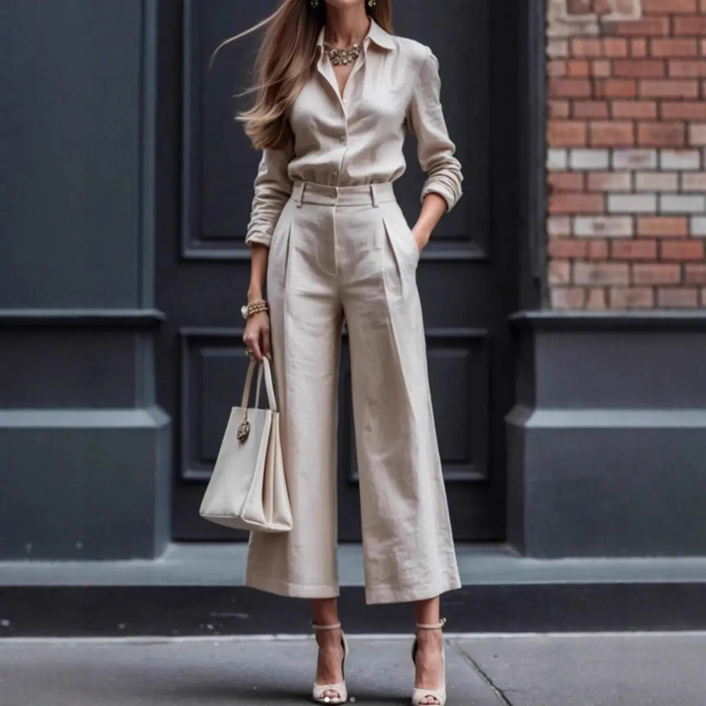 LS | Women Classic Top Pants Set Lion Style