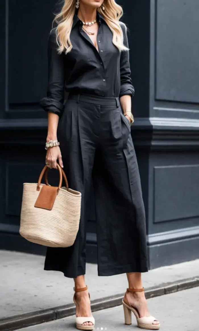 LS | Women Classic Top Pants Set Lion Style
